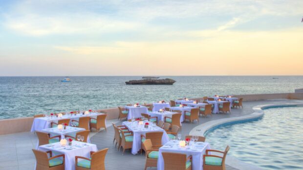 Dining by the poolside Watamu Dining-by-the-pool-Watamu-Kenya