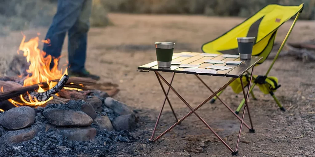 A-camping-table-Absolute-Essentials-For-A-Camping-Trip