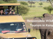 Tourists-on-a-safari-in-Kenya-photographing-elephants-responsibly-from-a-safari-vehicle