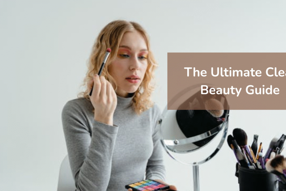 Woman applying makeup – The Ultimate Clean Beauty Guide Woman-applying-makeup-The-Ultimate-Clean-Beauty-Guide